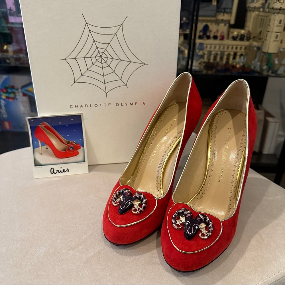 RARE FIND!!Charlotte Olympia Zodiac Pumps - Aries